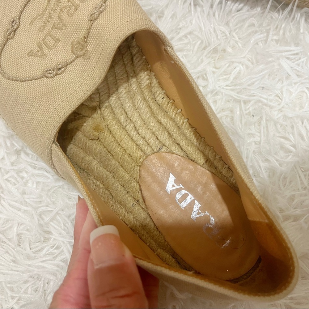 Prada Tan Espadrilles Comfortable Casual Shoes - Picture 3 of 3